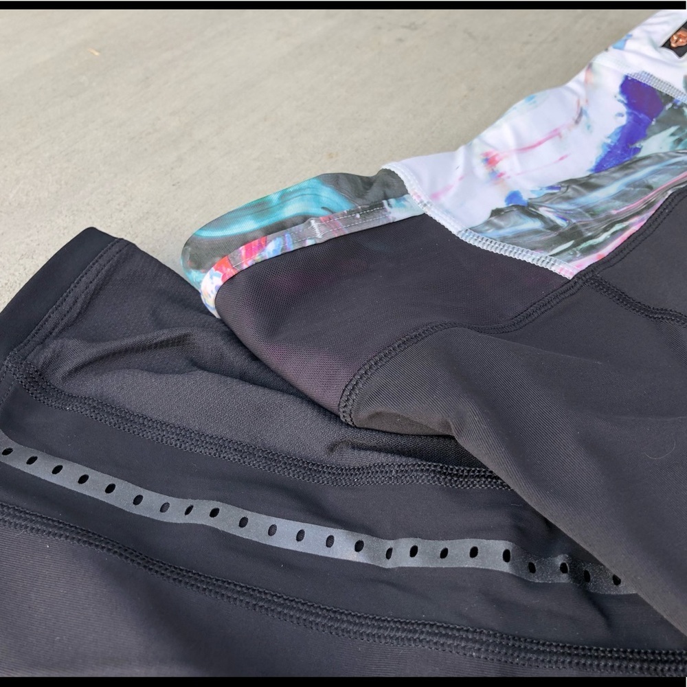 Rare! Lululemon Pace Pusher Crop Black Pigment Wave 6 - Picture 9 of 9